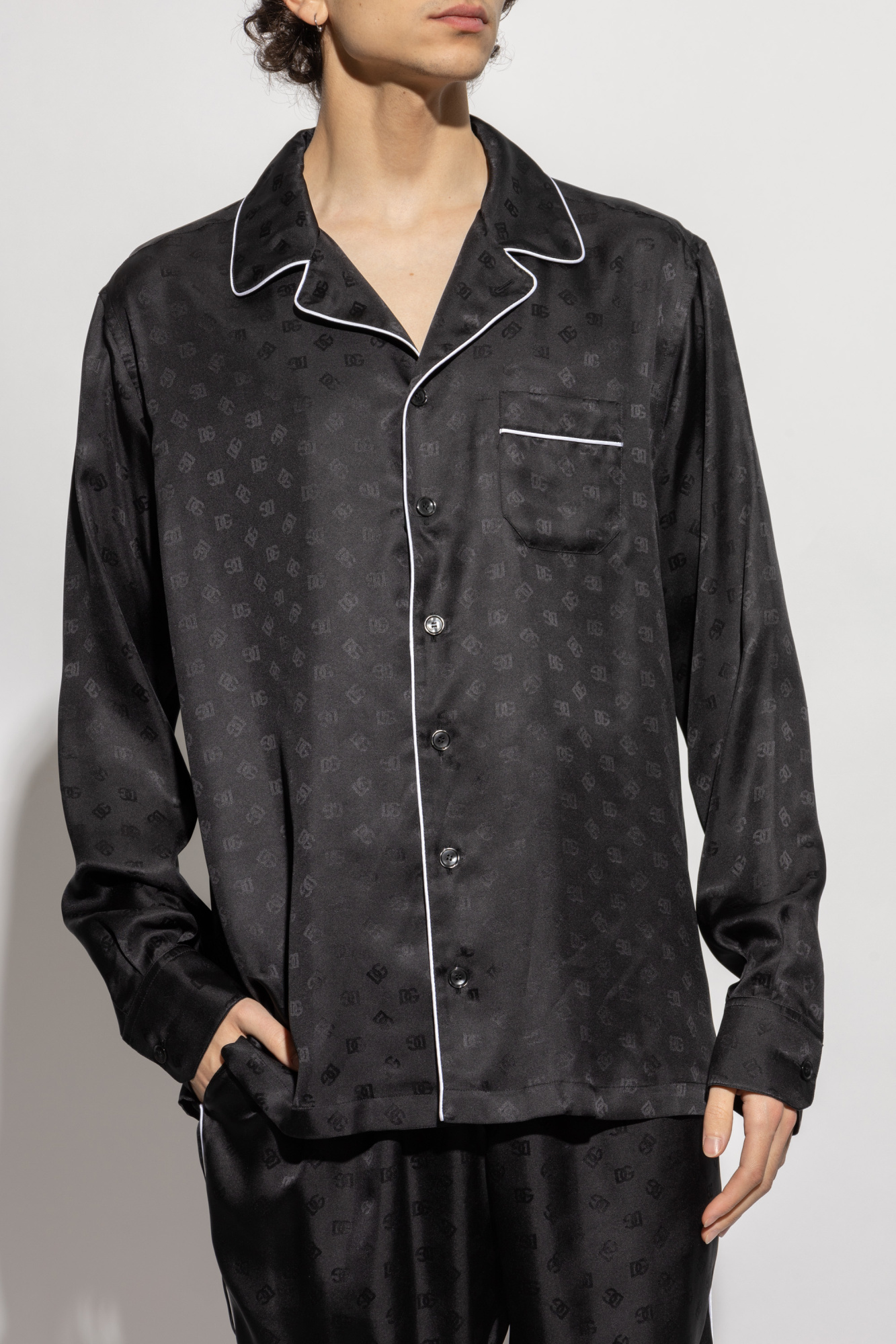 Dolce & Gabbana Silk shirt with pocket | Men's Clothing | Vitkac Dolce & Gabbana Silk shirt with pocket | Men's Clothing | Vitkac